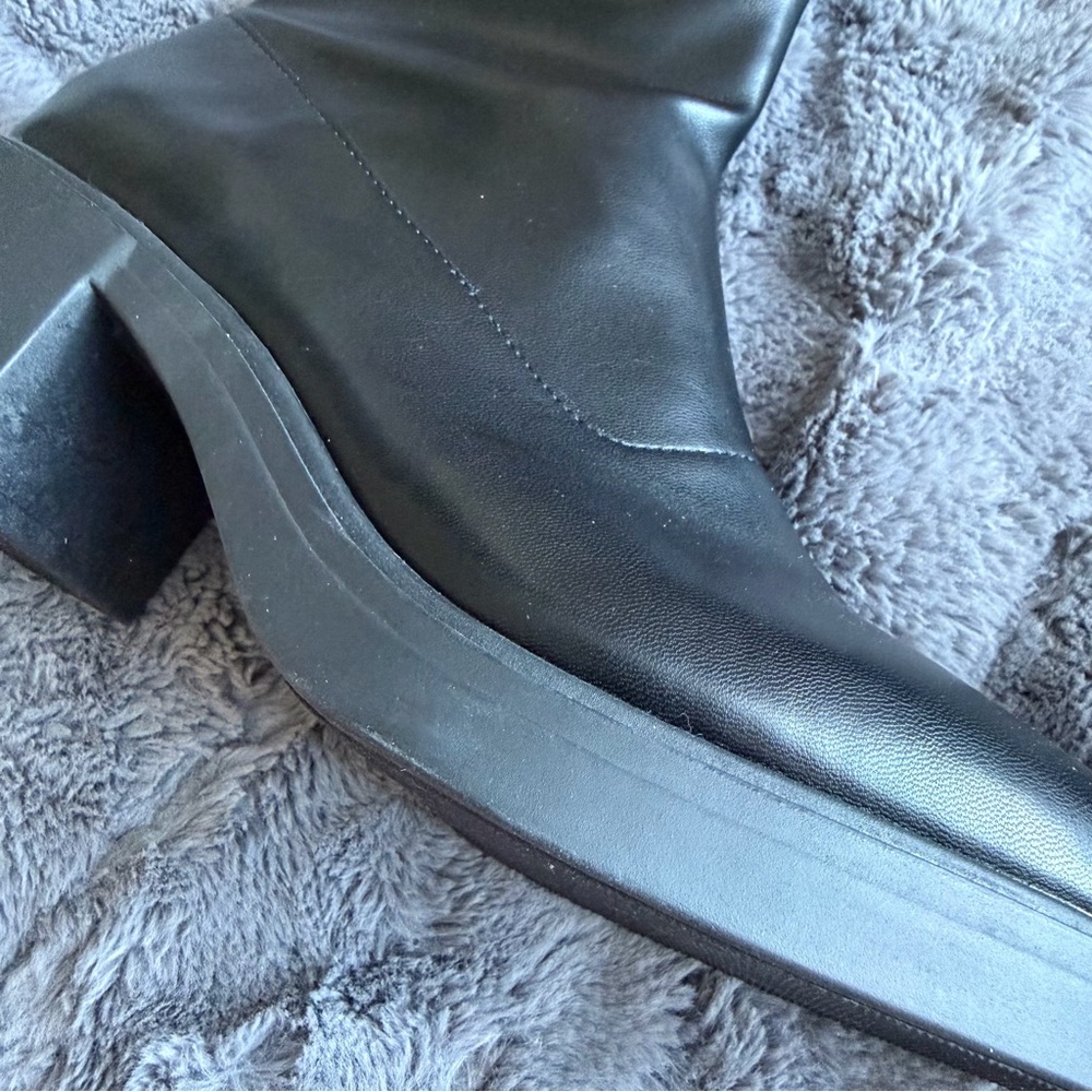 Danika Stretch Tall Combat Boots with Memory Foam Insole - Wild Fable™ Black 11 - Picture 12 of 12
